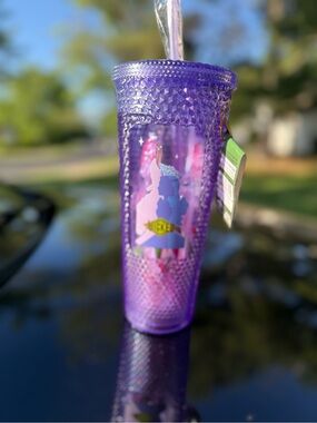 WICKED Purple Princess 💜Silhouette Tumbler with Straw